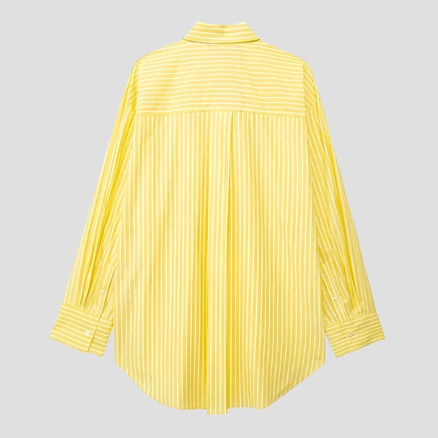 Relaxed Fit Striped Cotton Shirts