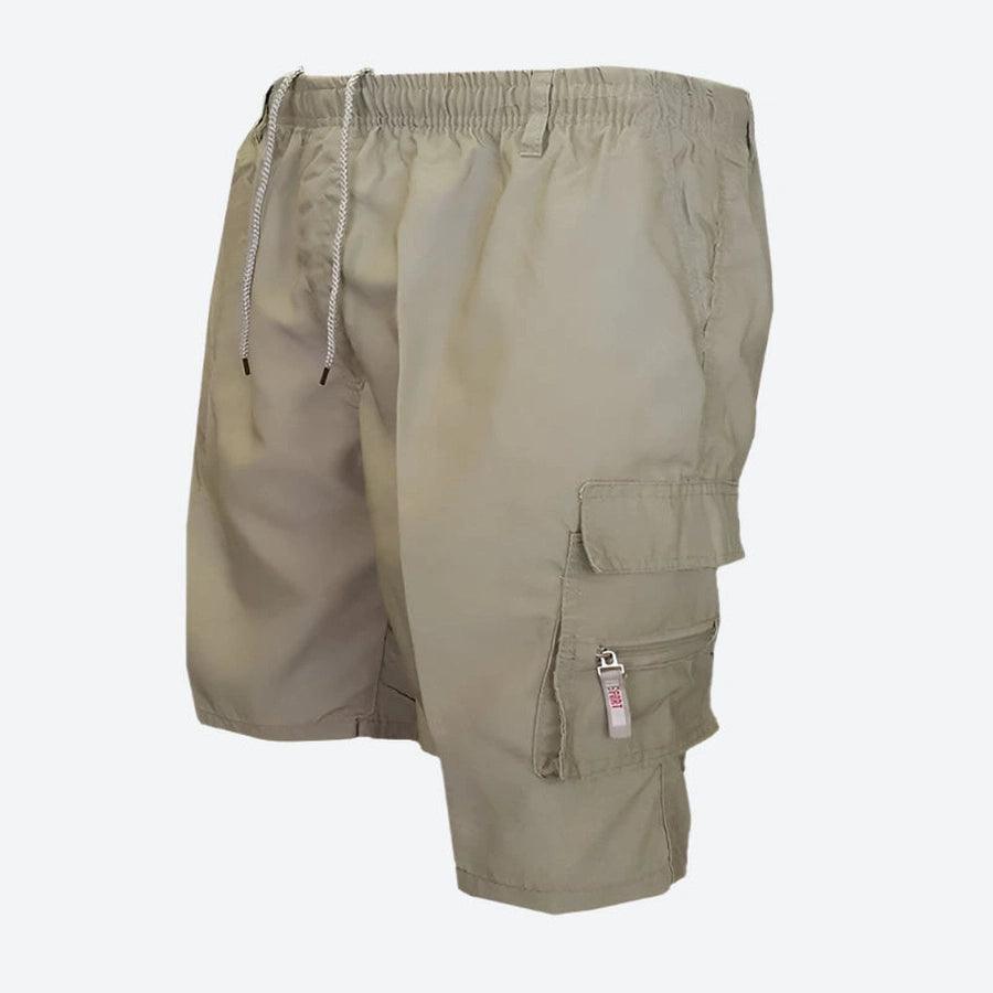 Relaxed Fit Utility Cargo Shorts