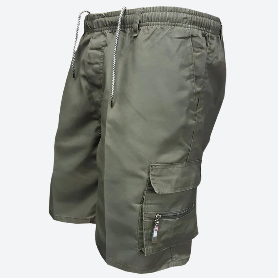 Relaxed Fit Utility Cargo Shorts