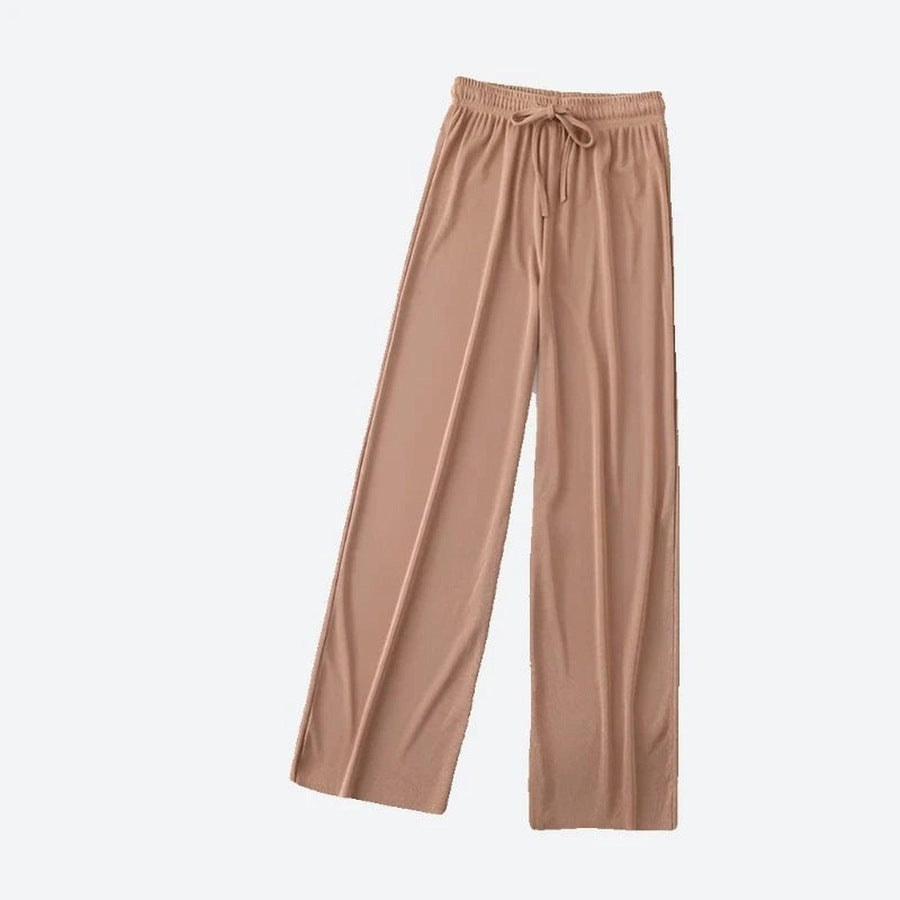 Relaxed Fit Wide-Leg Pants