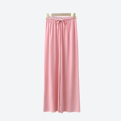 Relaxed Fit Wide-Leg Pants