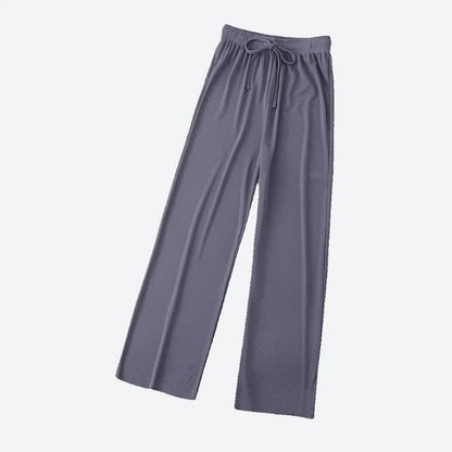 Relaxed Fit Wide-Leg Pants