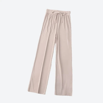 Relaxed Fit Wide-Leg Pants