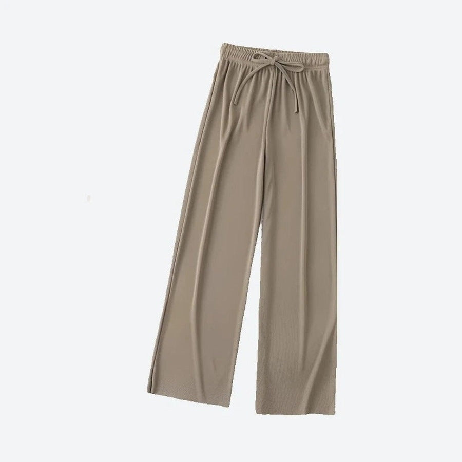 Relaxed Fit Wide-Leg Pants