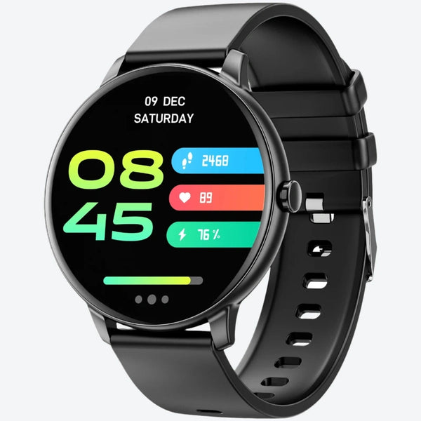 Round Display Fitness Tracking Smartwatches