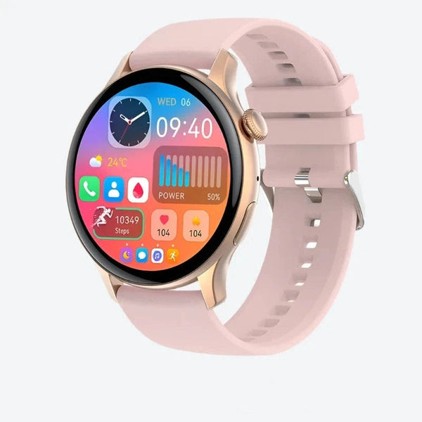 Round Display Health Tracking Smartwatches