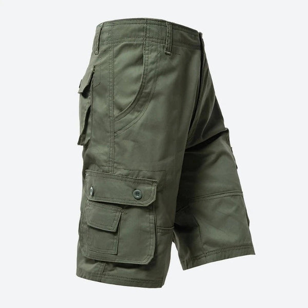 Rugged Multi-Pocket Military Cargo Shorts