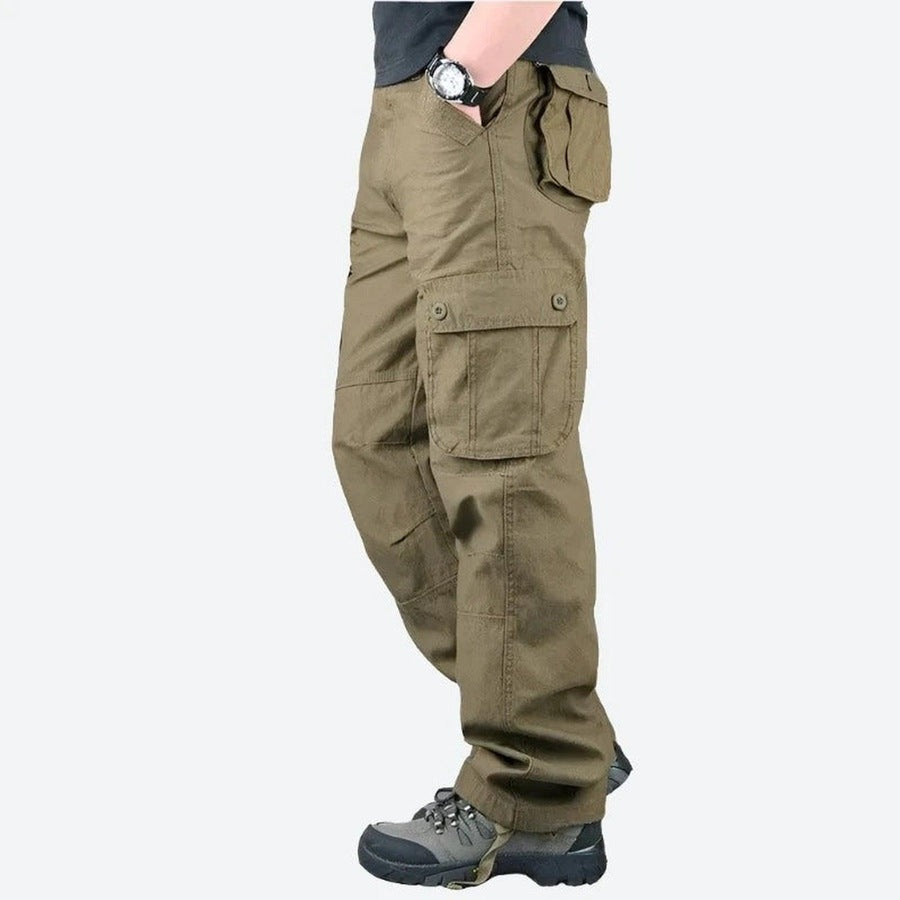 Rugged Outdoor Multi-Pocket Cargo Pants