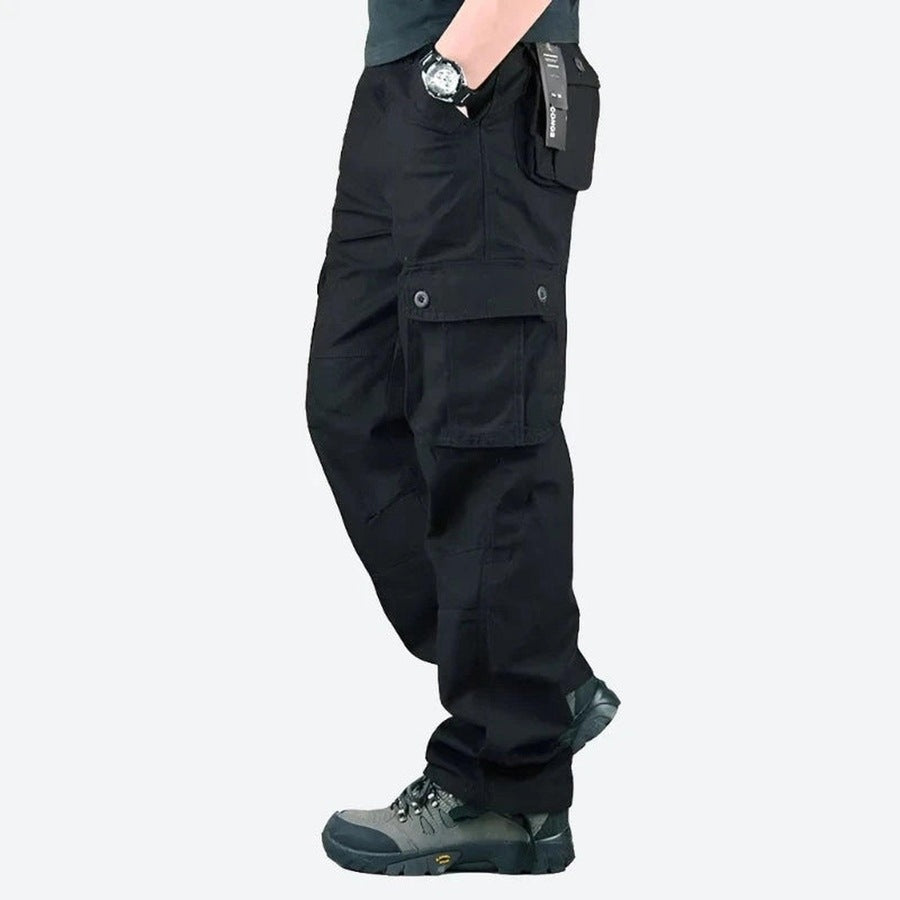 Rugged Outdoor Multi-Pocket Cargo Pants