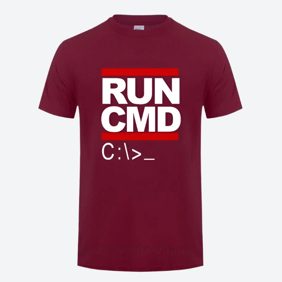 Run CMD Command Prompt T-Shirts