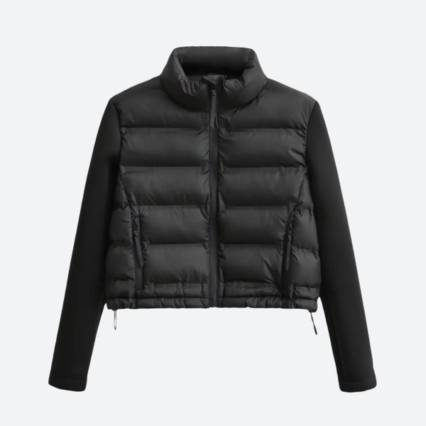 Lightweight Puffer Hybrid Zip-Up Jackets