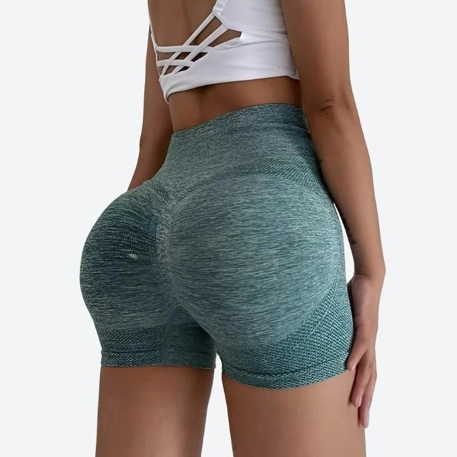 Seamless High-Waist Workout Shorts