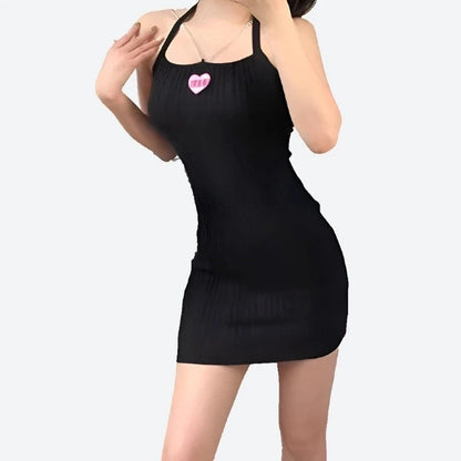 Slim Fit Ribbed Mini Dresses