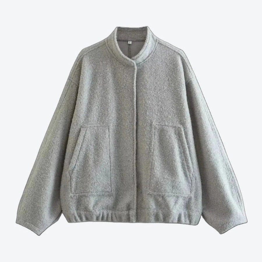 Soft Fleece Zip-Up Casual Jackets