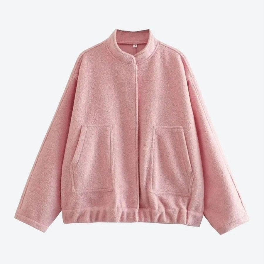 Soft Fleece Zip-Up Casual Jackets