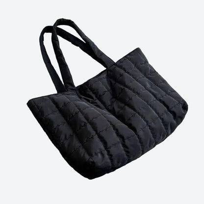 Spacious Quilted Tote Bag