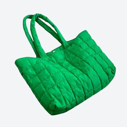 Spacious Quilted Tote Bag