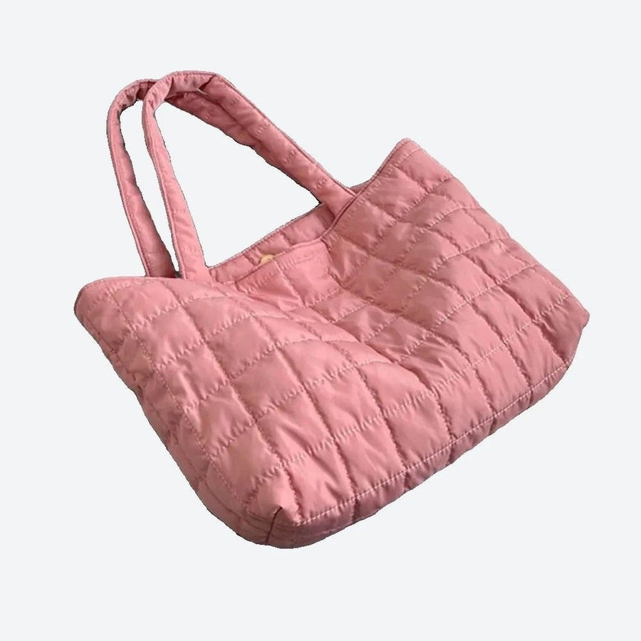 Spacious Quilted Tote Bag