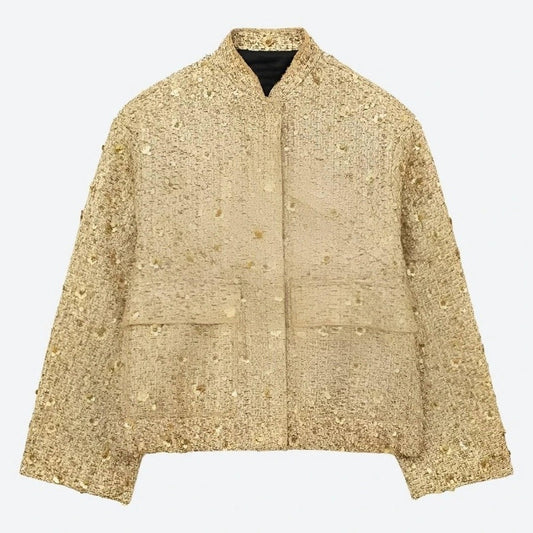 Sparkling Sequin Bomber Jackets