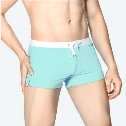 Sporty Low-Rise Quick-Dry Swim Shorts