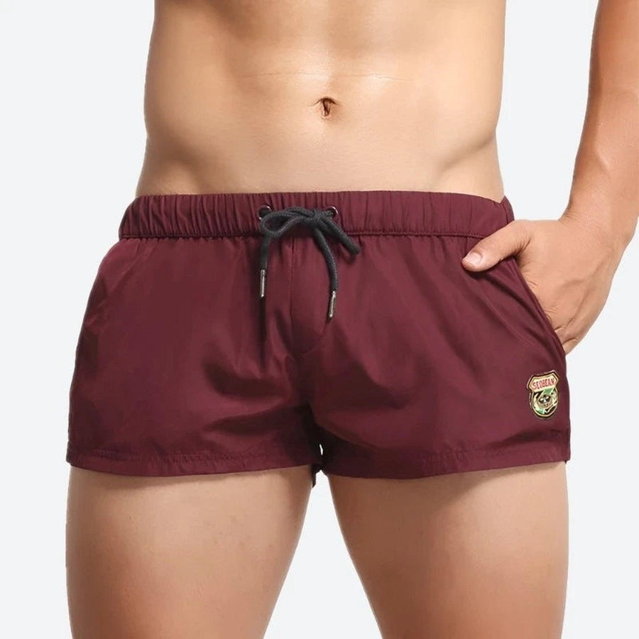 Sporty Quick-Dry Athletic Swim Shorts