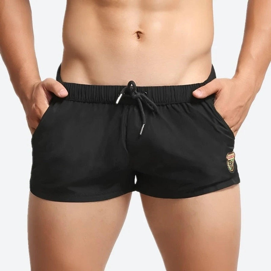 Sporty Quick-Dry Athletic Swim Shorts