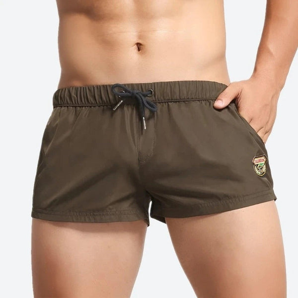 Sporty Quick-Dry Athletic Swim Shorts