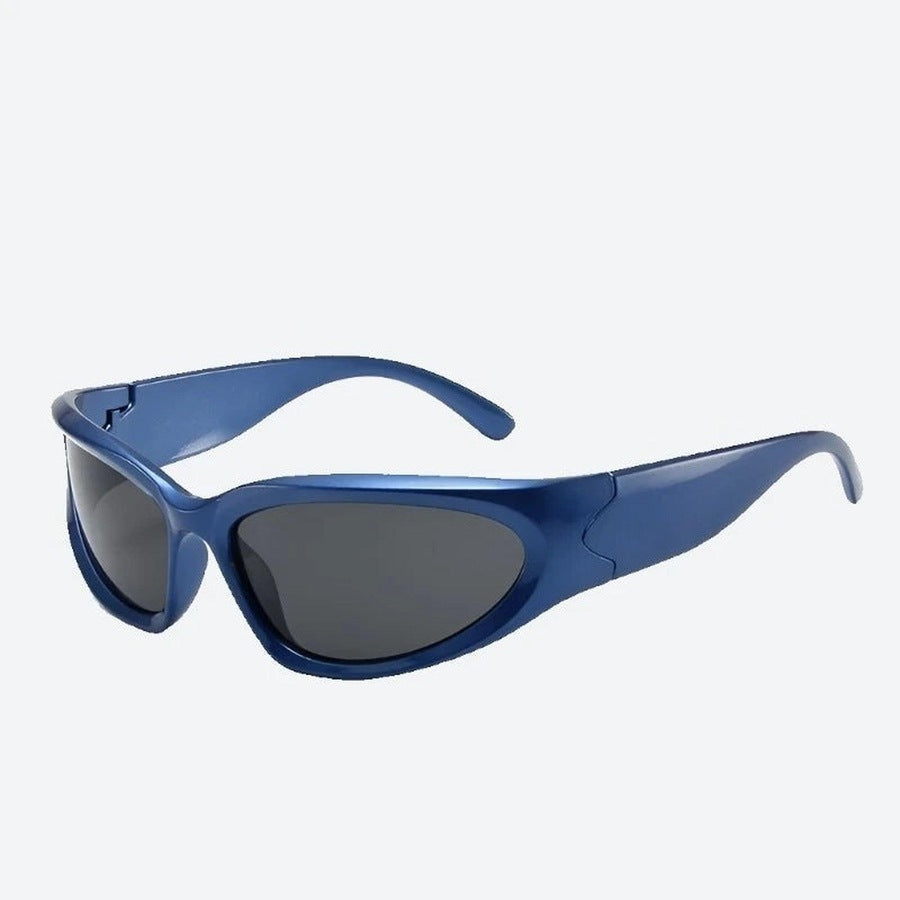 Sporty Wraparound Polarized Sunglasses