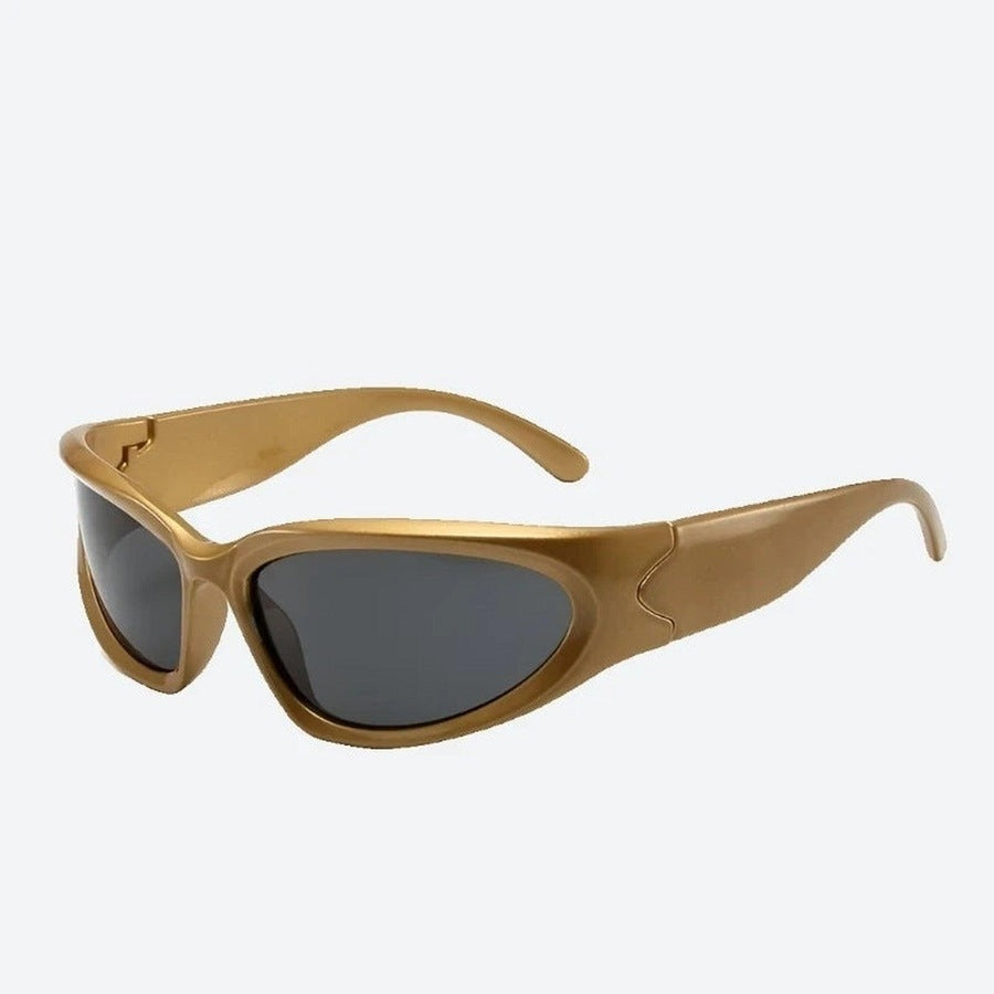 Sporty Wraparound Polarized Sunglasses