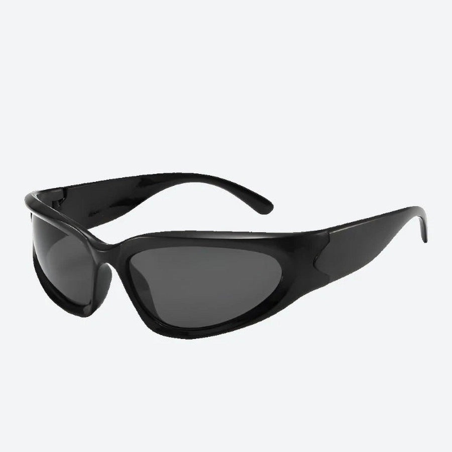 Sporty Wraparound Polarized Sunglasses