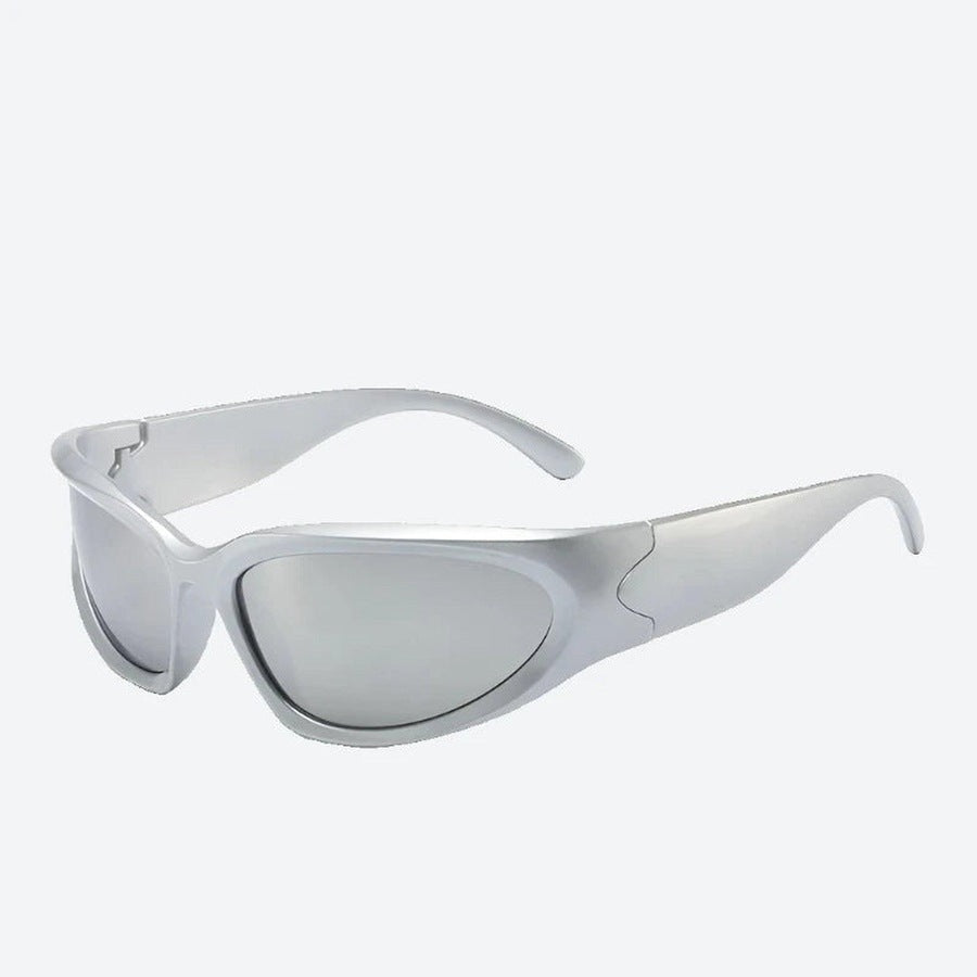 Sporty Wraparound Polarized Sunglasses