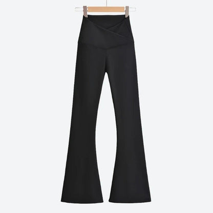 Stylish High-Waist Flare Leg Pants