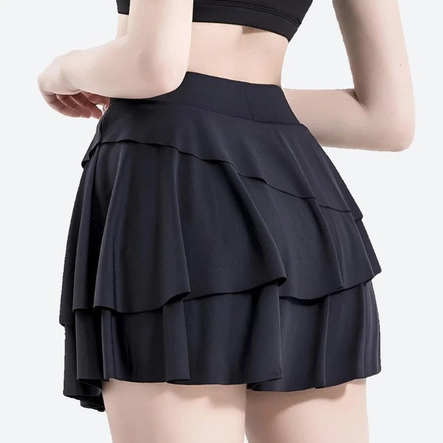 Stylish High-Waist Pleated Tennis Skirts