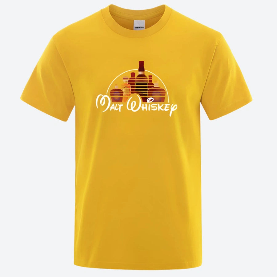 Stylish Malt Whiskey Graphic T-Shirts