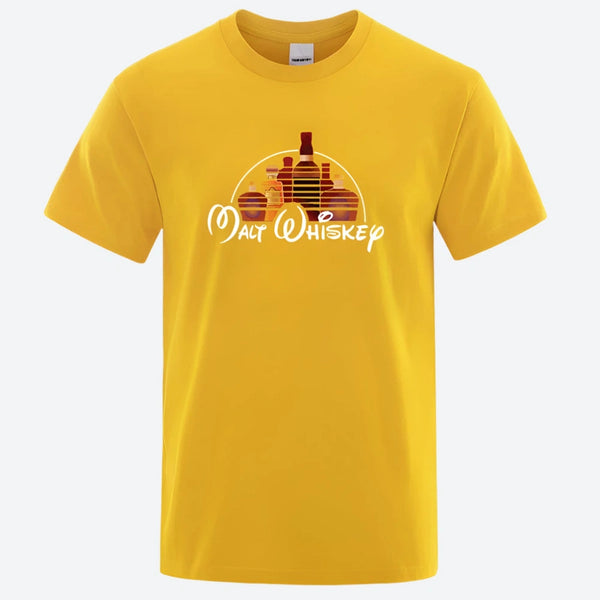 Stylish Malt Whiskey Graphic T-Shirts