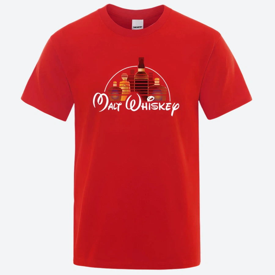 Stylish Malt Whiskey Graphic T-Shirts