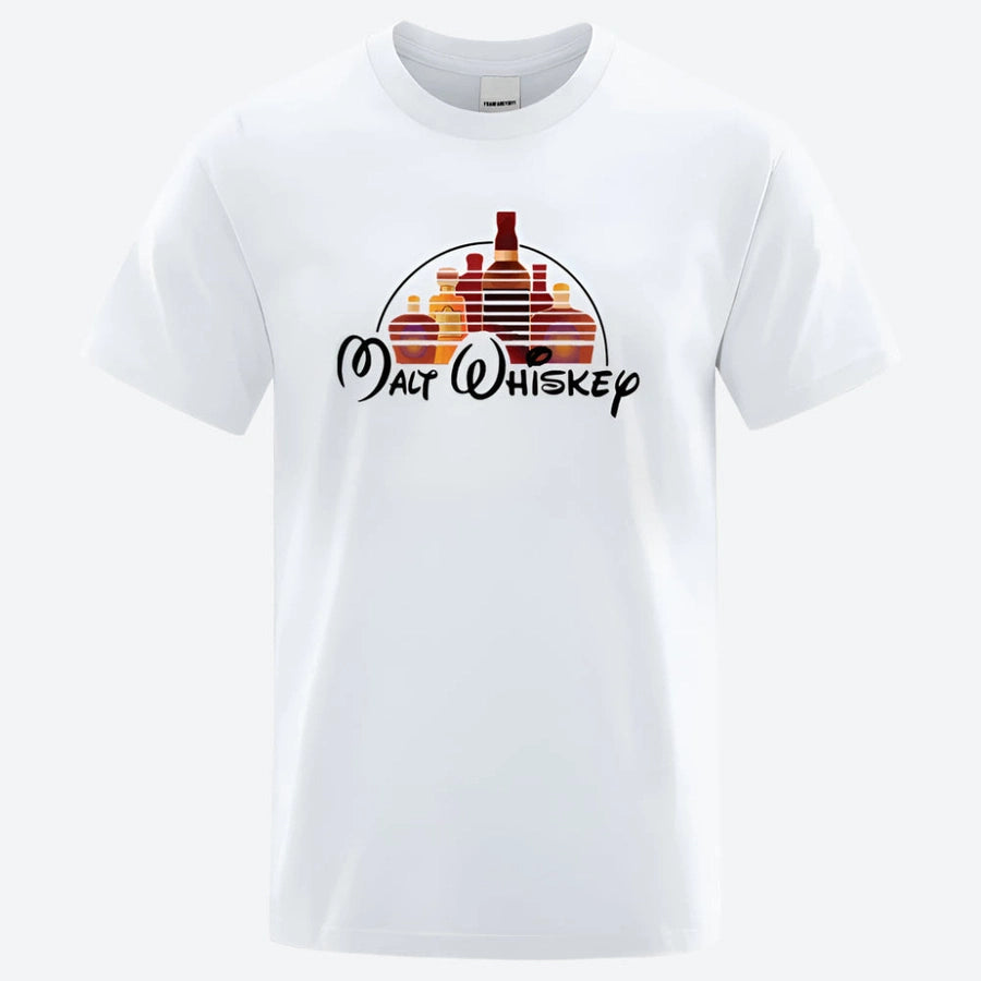 Stylish Malt Whiskey Graphic T-Shirts