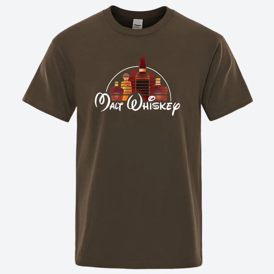 Stylish Malt Whiskey Graphic T-Shirts