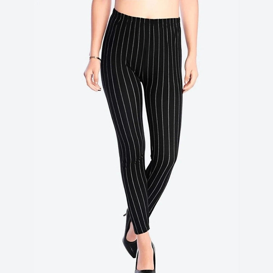 Stylish Pinstripe Pattern Leggings