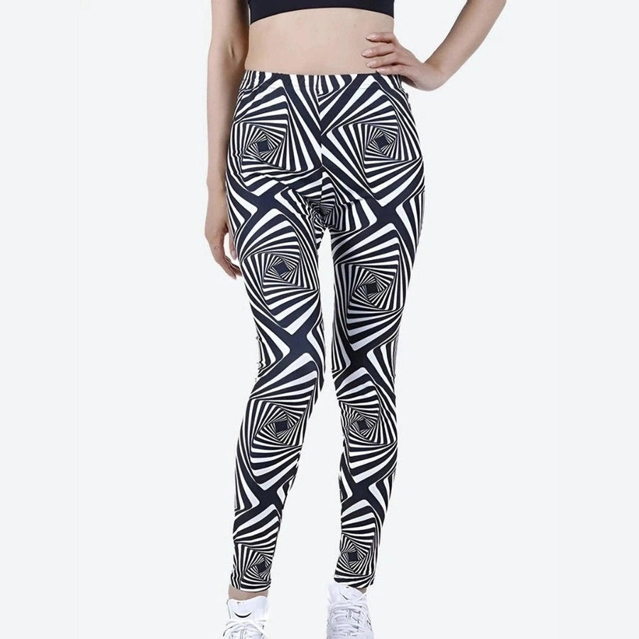 Stylish Pinstripe Pattern Leggings