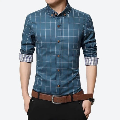 Stylish Plaid Long Sleeve Shirts