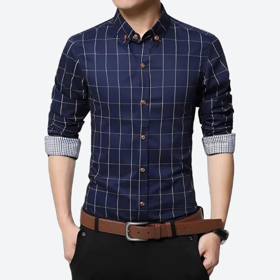 Stylish Plaid Long Sleeve Shirts