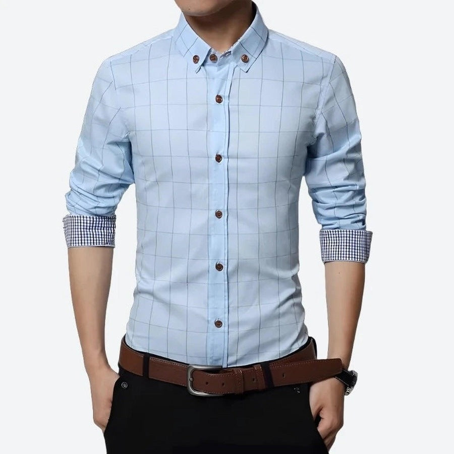 Stylish Plaid Long Sleeve Shirts