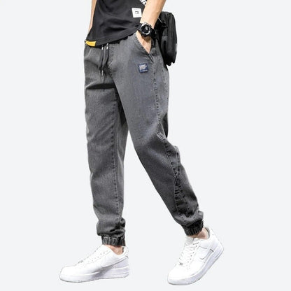 Stylish Relaxed Fit Denim Joggers