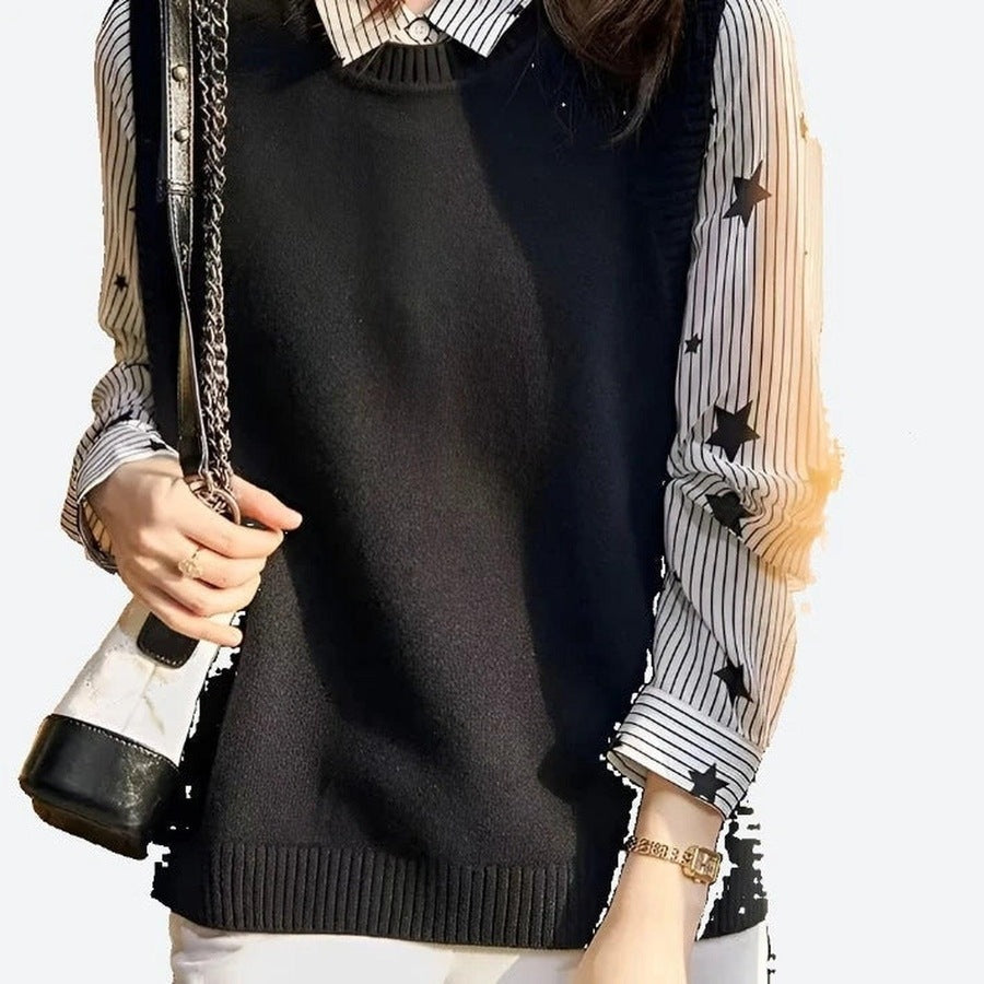 Stylish Sleeveless Knit Vest Sweaters