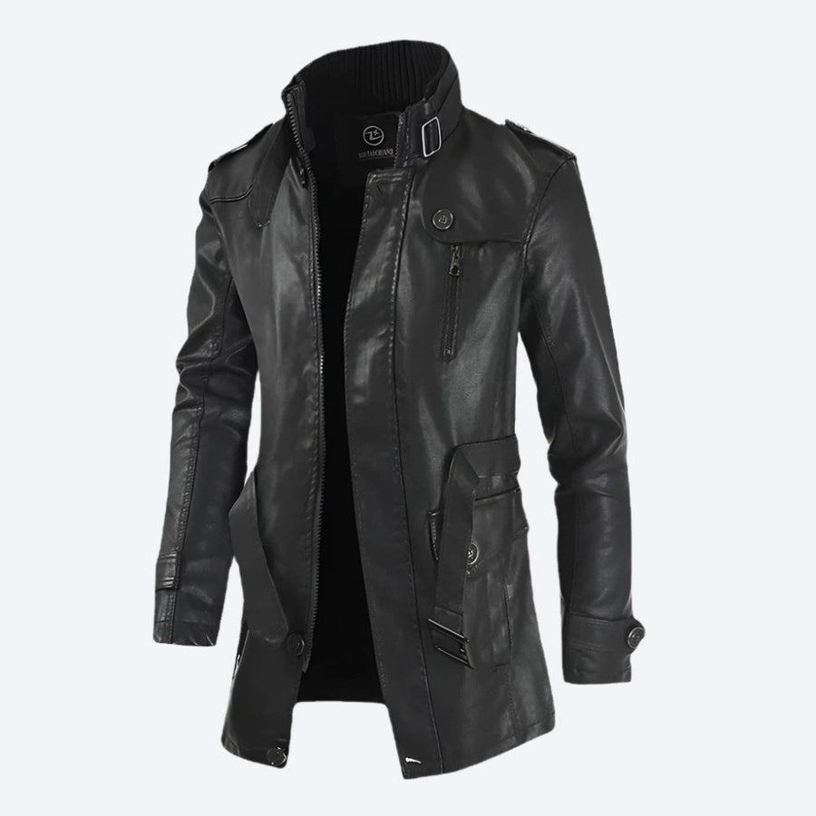 Stylish Slim-Fit Faux Leather Jackets