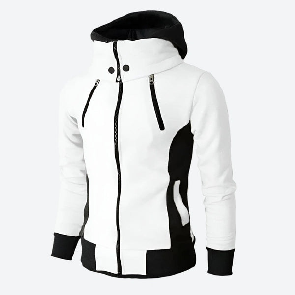 Stylish Slim-Fit Zipper Hooded Jackets