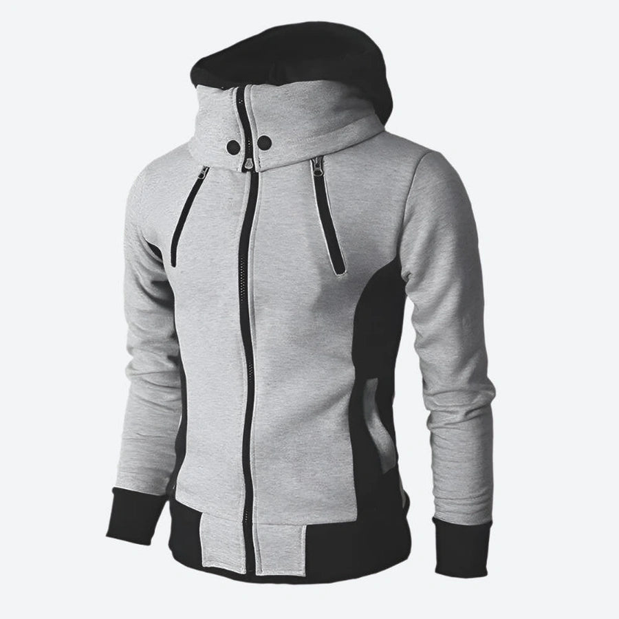 Stylish Slim-Fit Zipper Hooded Jackets