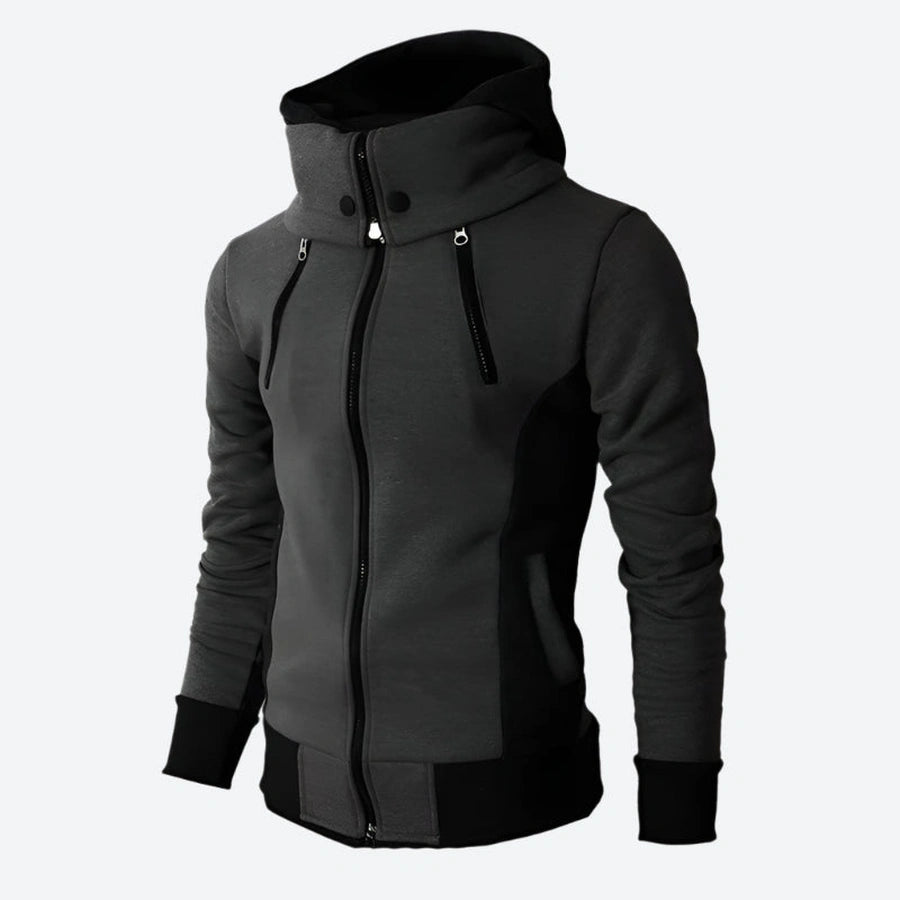 Stylish Slim-Fit Zipper Hooded Jackets