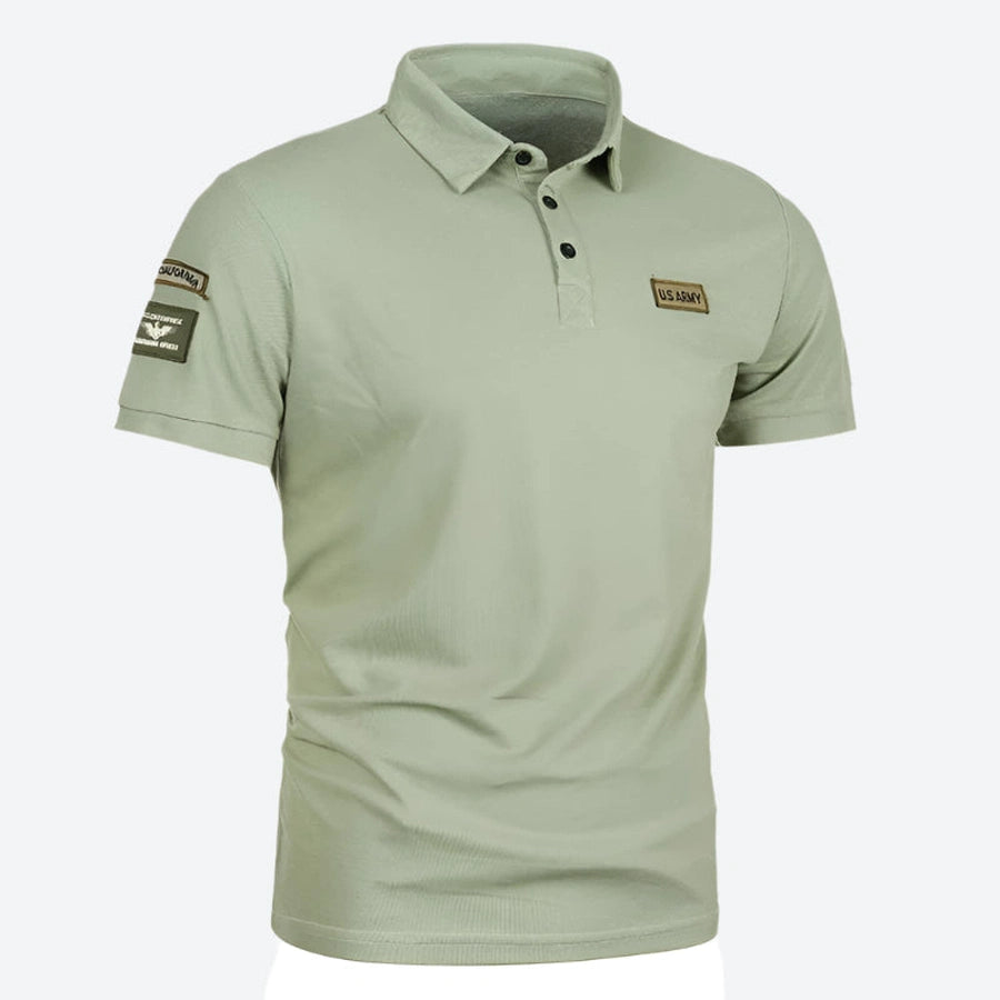 Tactical Military-Style Short-Sleeve Polo Shirts